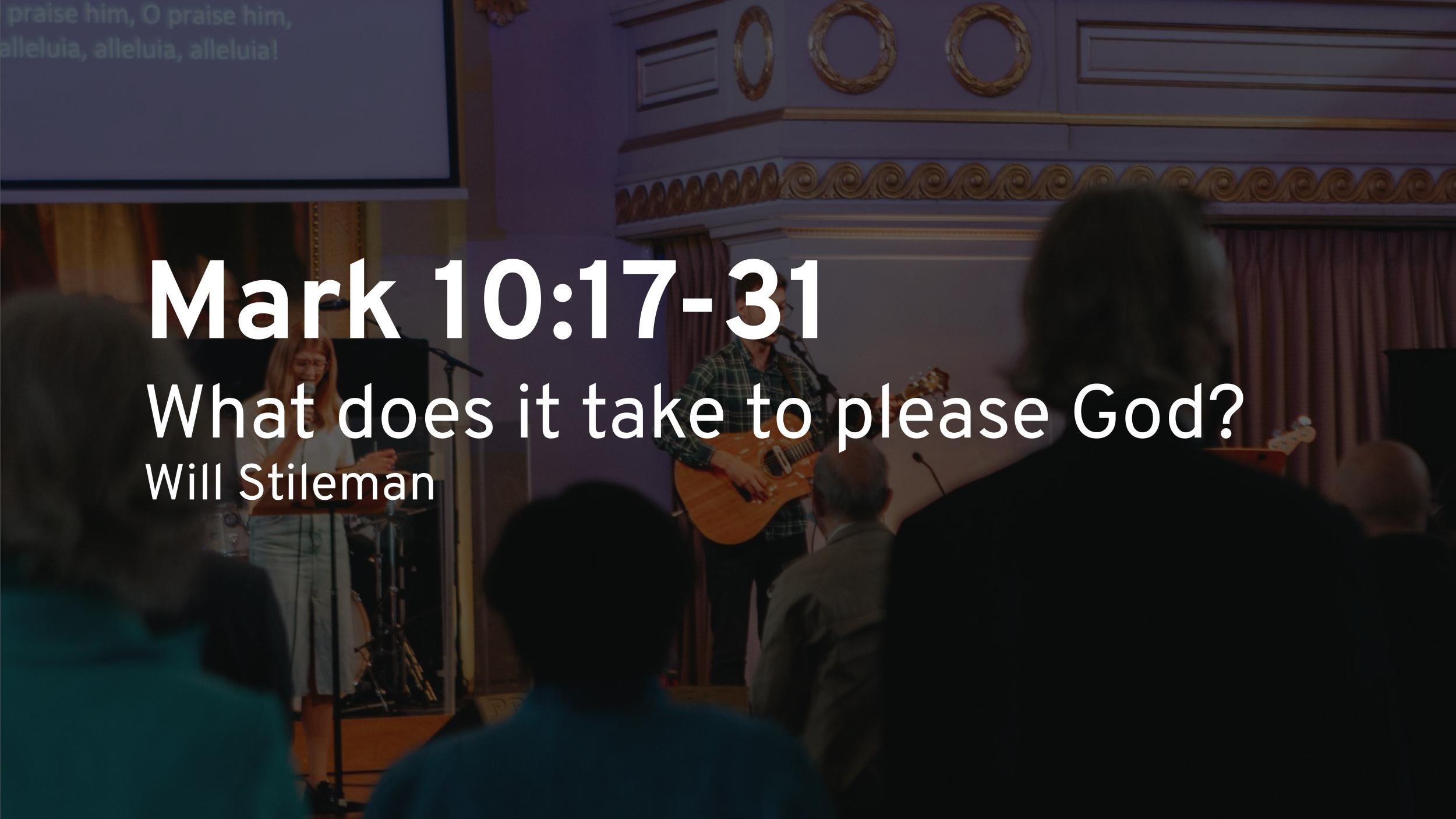 What does it take to please God?