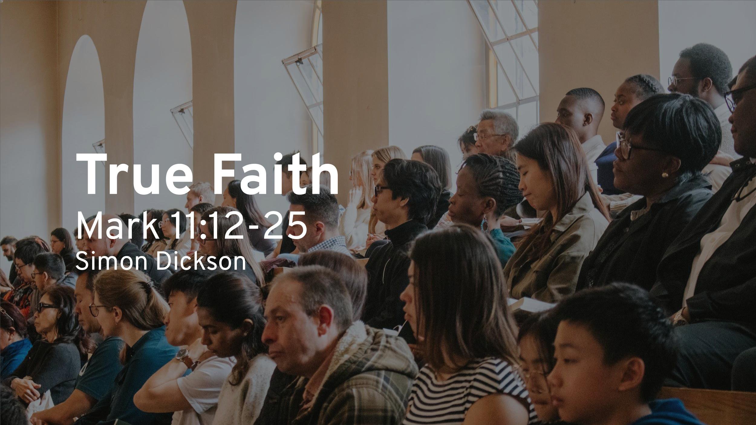 True Faith (Mark 11:12–25)