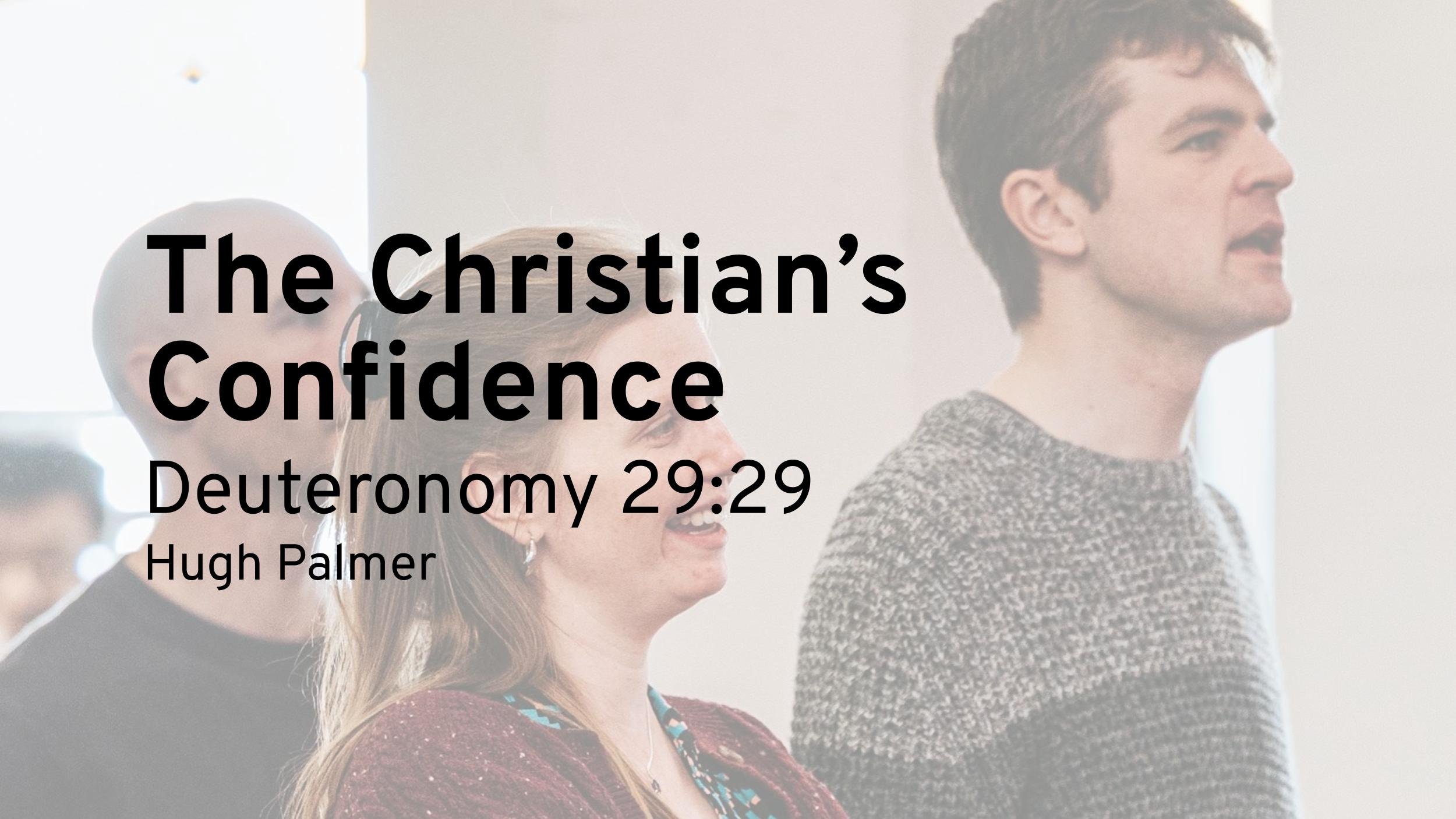 The Christian’s Confidence (Deuteronomy 29:29) episode artwork