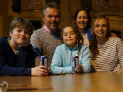 Tim Vickers and family 2017 -