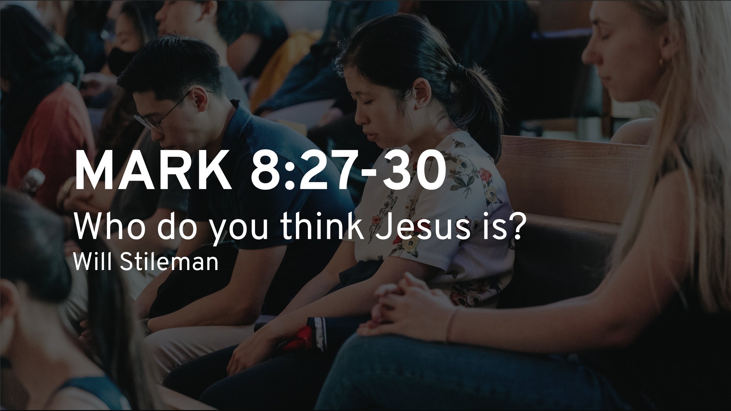 Who do you think Jesus is?