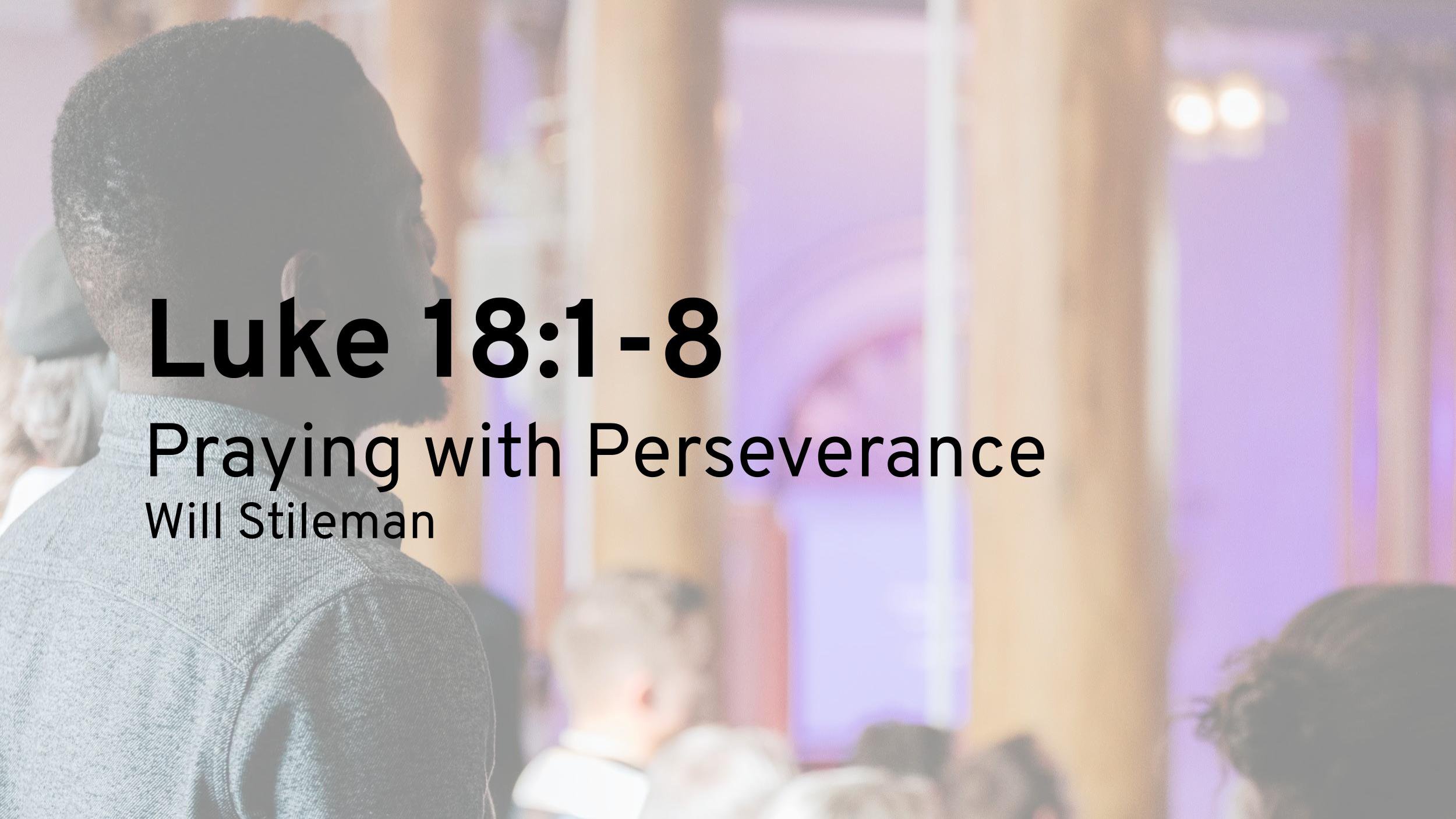Praying with Perseverance 