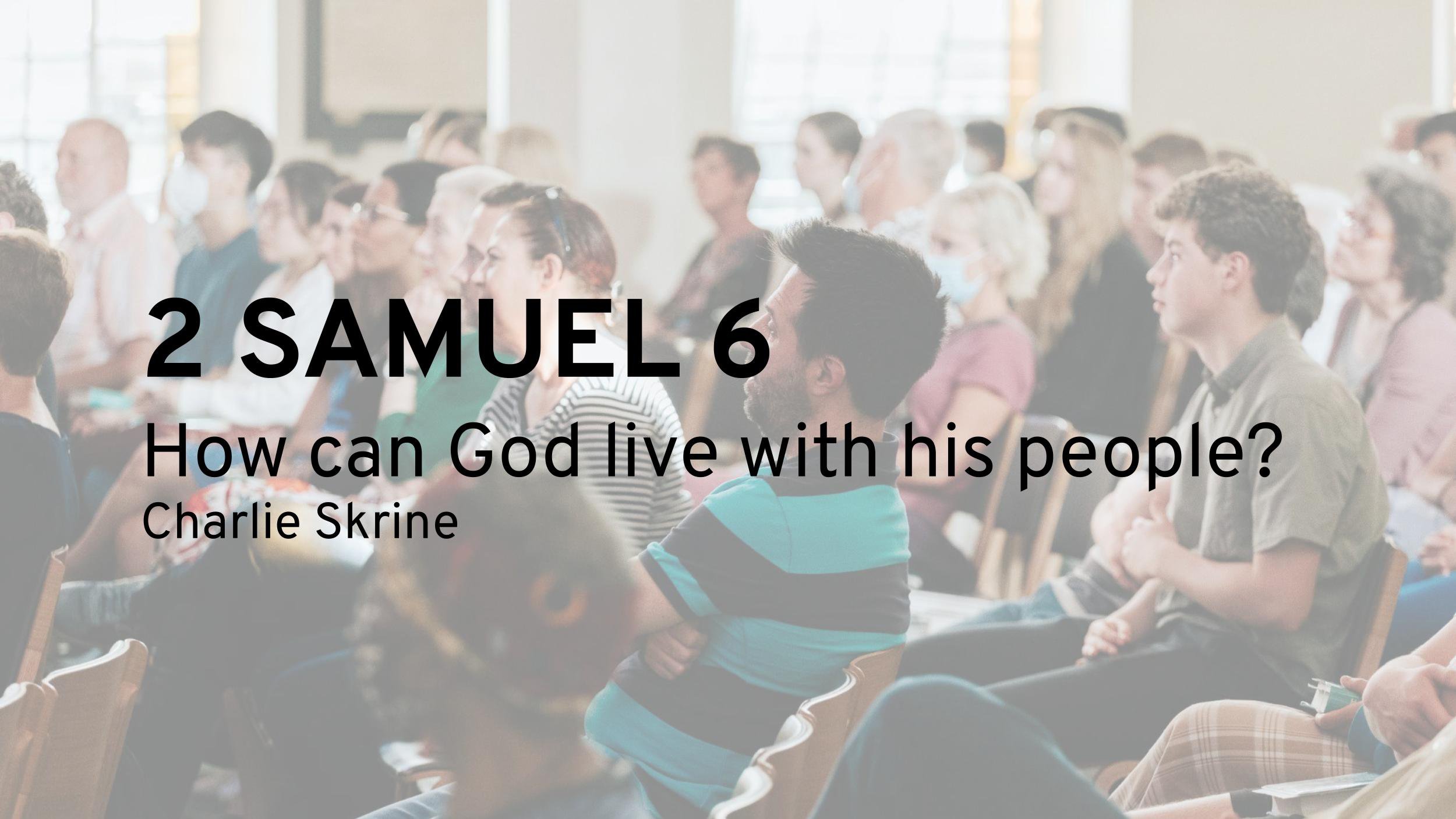 How can God live with his people?