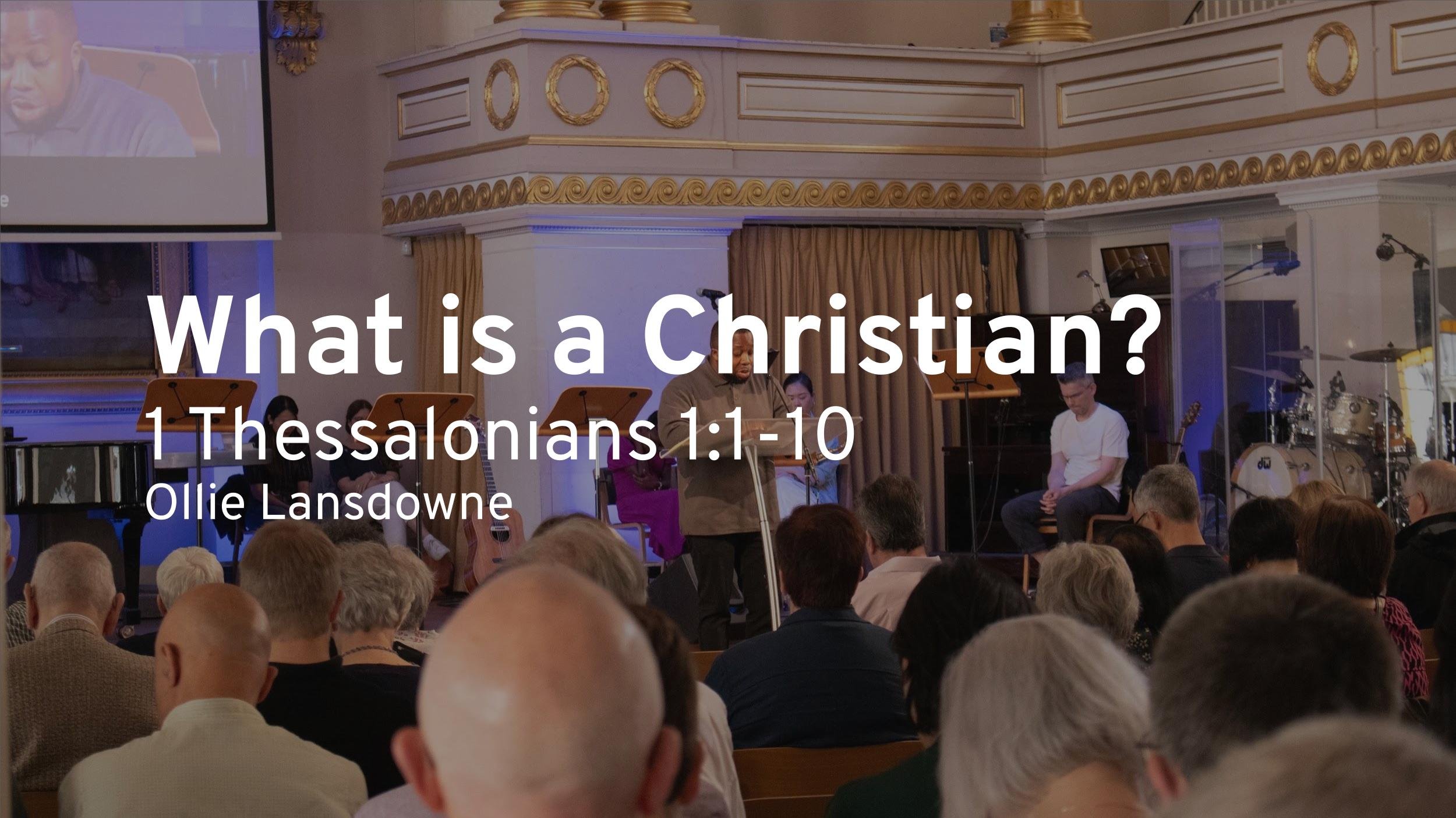What is a Christian?